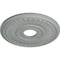 Ekena Millwork Melonie Ceiling Medallion (Fits Canopies up to 6 3/8"), 16"OD x 3 5/8"ID x 3/4"P, Primed White CM16ML - alternate 2